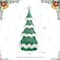 Glitzhome® 74.5"H Lighted Christmas 3D Mesh Tree Outdoor Decor